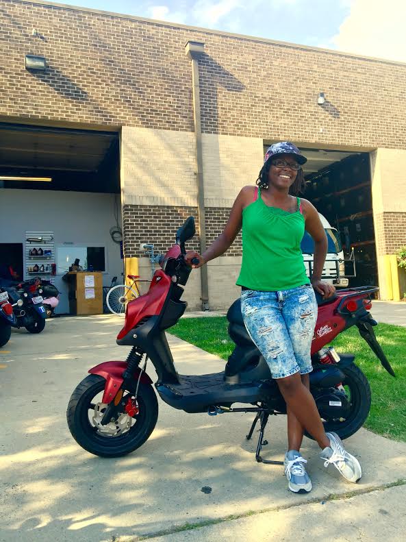 April purchased her Genuine Roughhouse 50 for her and her boyfriend to cruise around DC!