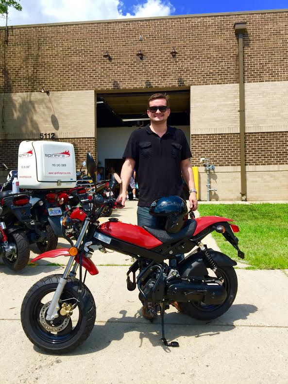 Michael was super excited to pick up his Special Order Adly RT-50 to cruise around DC on!