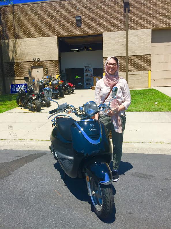 Sameera was amped to pick up this sweet Cali Classic for her DC commute!