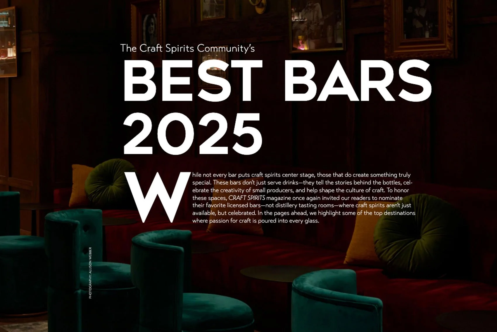 Dullboy Bar Voted, "Best Bars 2025"