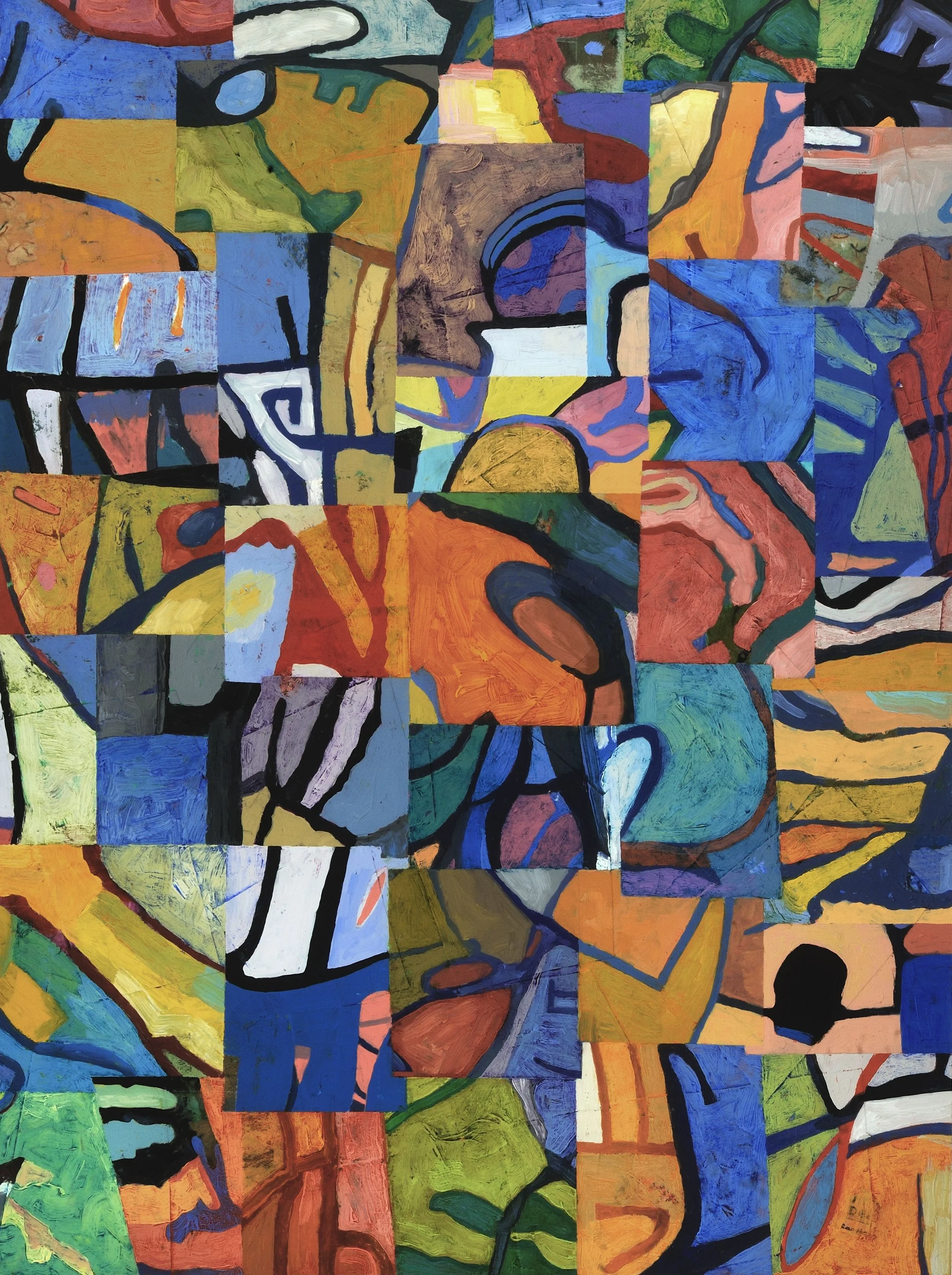 Patchwork Deborah Addison Coburn Oil and Wax on Board 18" x 24" $850 Click to Inquire