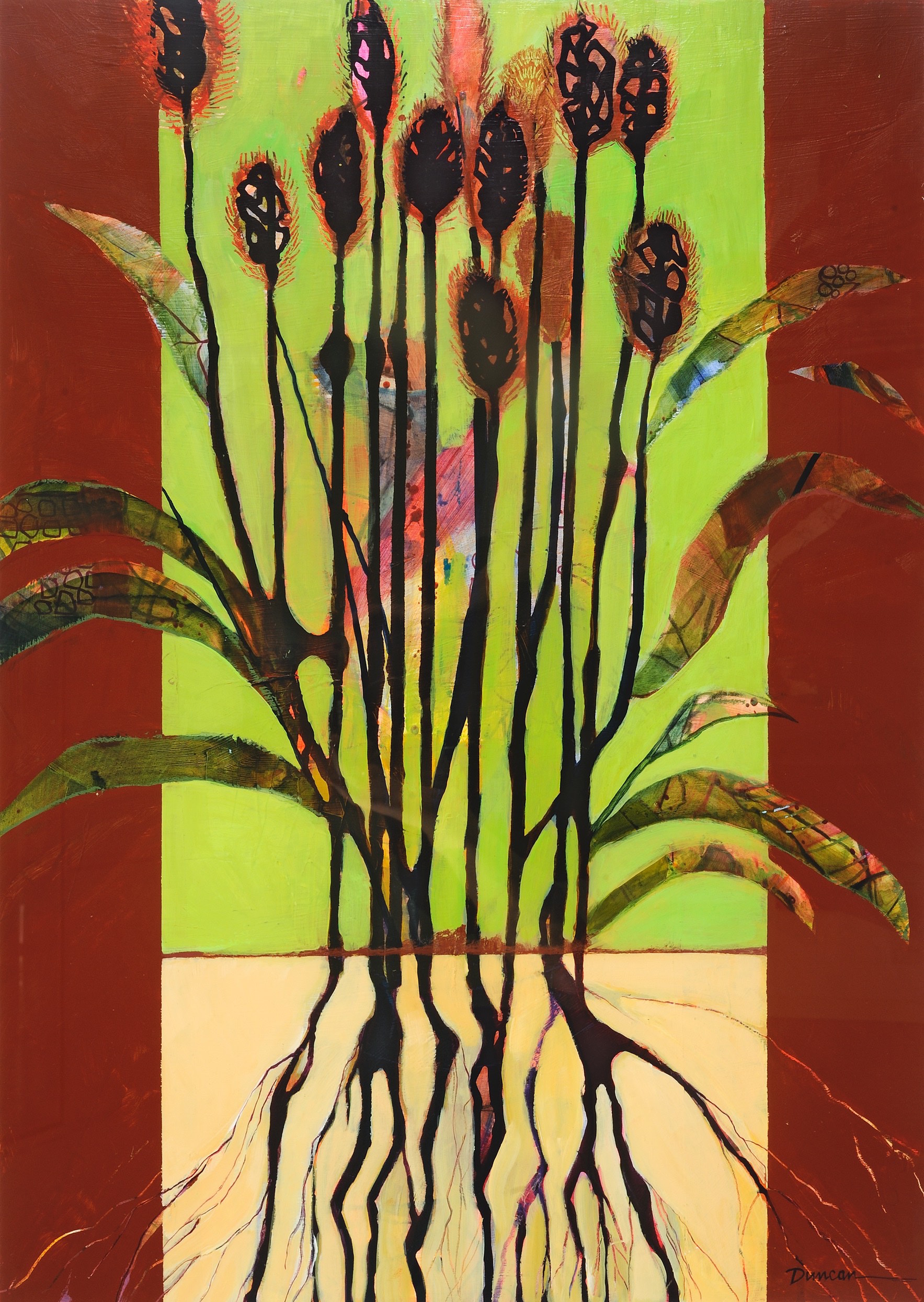 Teasel Jennifer Duncan Acrylic on Paper 30” x 22” $700 Click here to Inquire