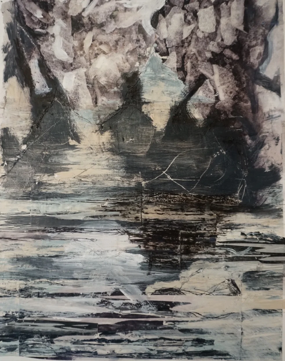 Ice Cave Joy Every Mixed Media on Paper 11" x 14" $550 Click here to Inquire