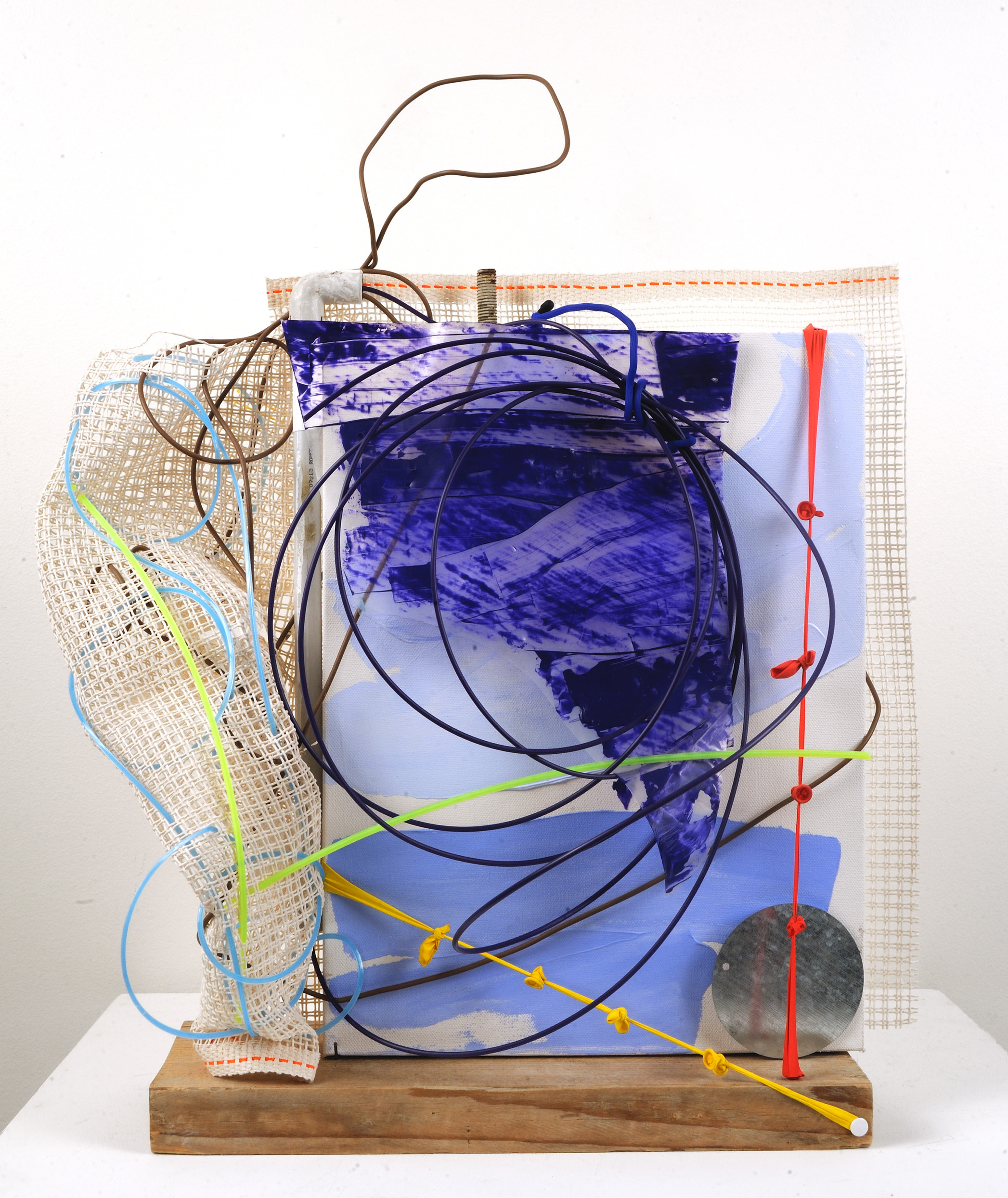 Tinker's Tale Jean Jinho Kim Wooden block, Plastic, Mesh, Balloon, PVC pipe, Steel 23" x 19" x 9" $1,800 Click here to Inquire