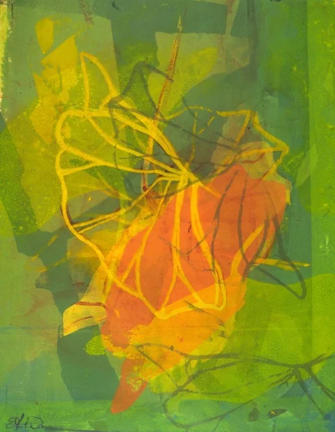 Autumn Journey Eleanor K. Wang Silkscreen (monoprint) 17 x 35", triptych in one frame. $600 Click here to Inquire