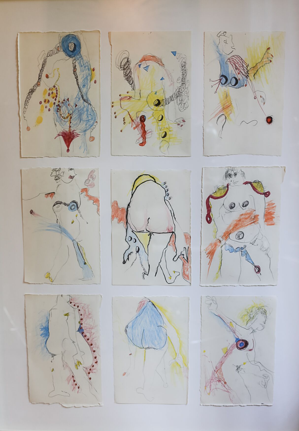 The Gang's All Here Amy Davis Colored Pencil on Paper 39" x 29" $800 Click here to Inquire