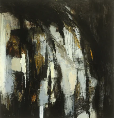 After the Fall Joyce McCarten Acrylic and Charcoal 44" x 45.5" SOLD
