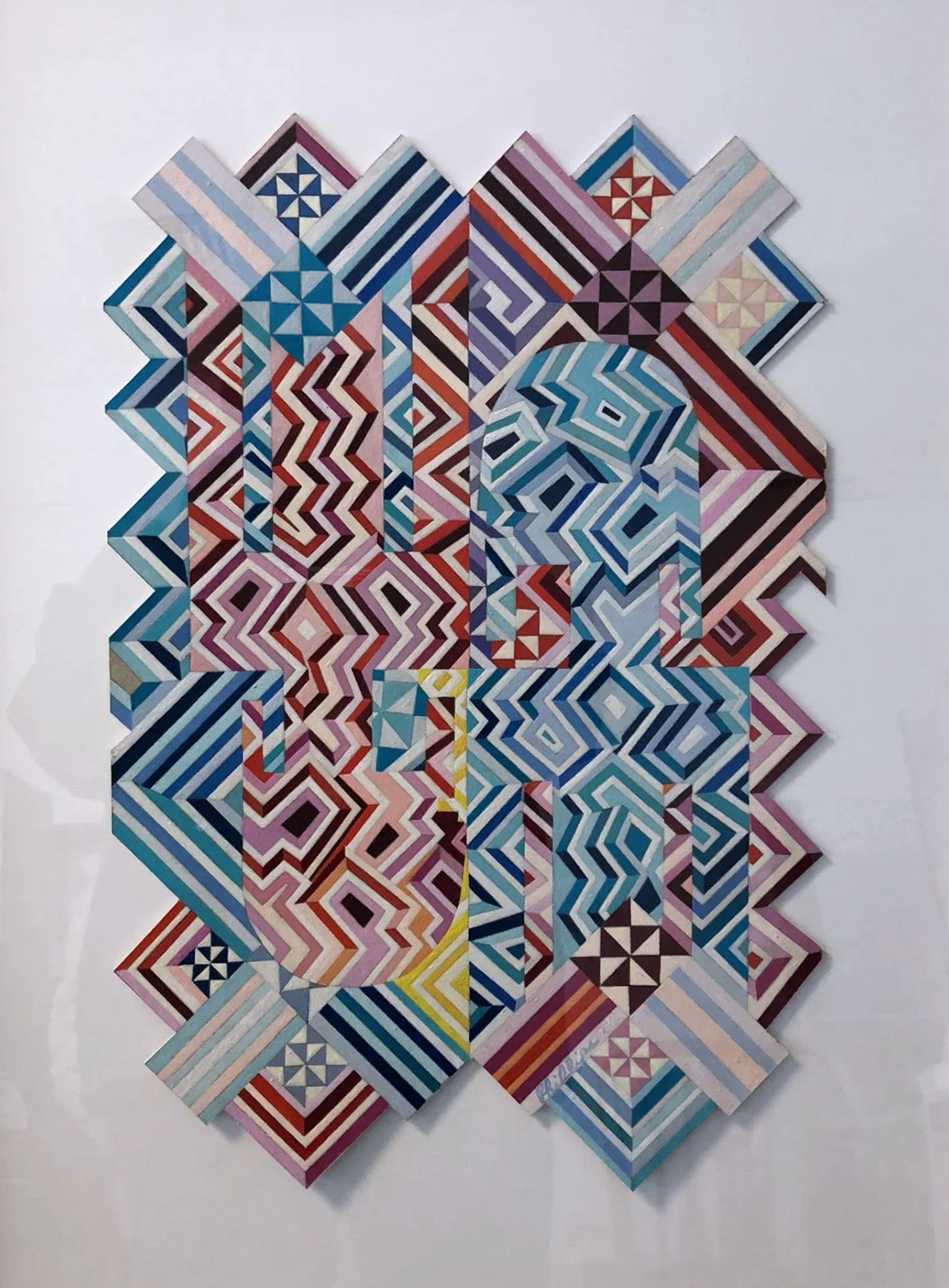 James Phillips. Hear No Evil Speak No Evil See No Evil Fear No Evil . Acrylic on paper. 23 1/2" by 30 1/2". 2016
