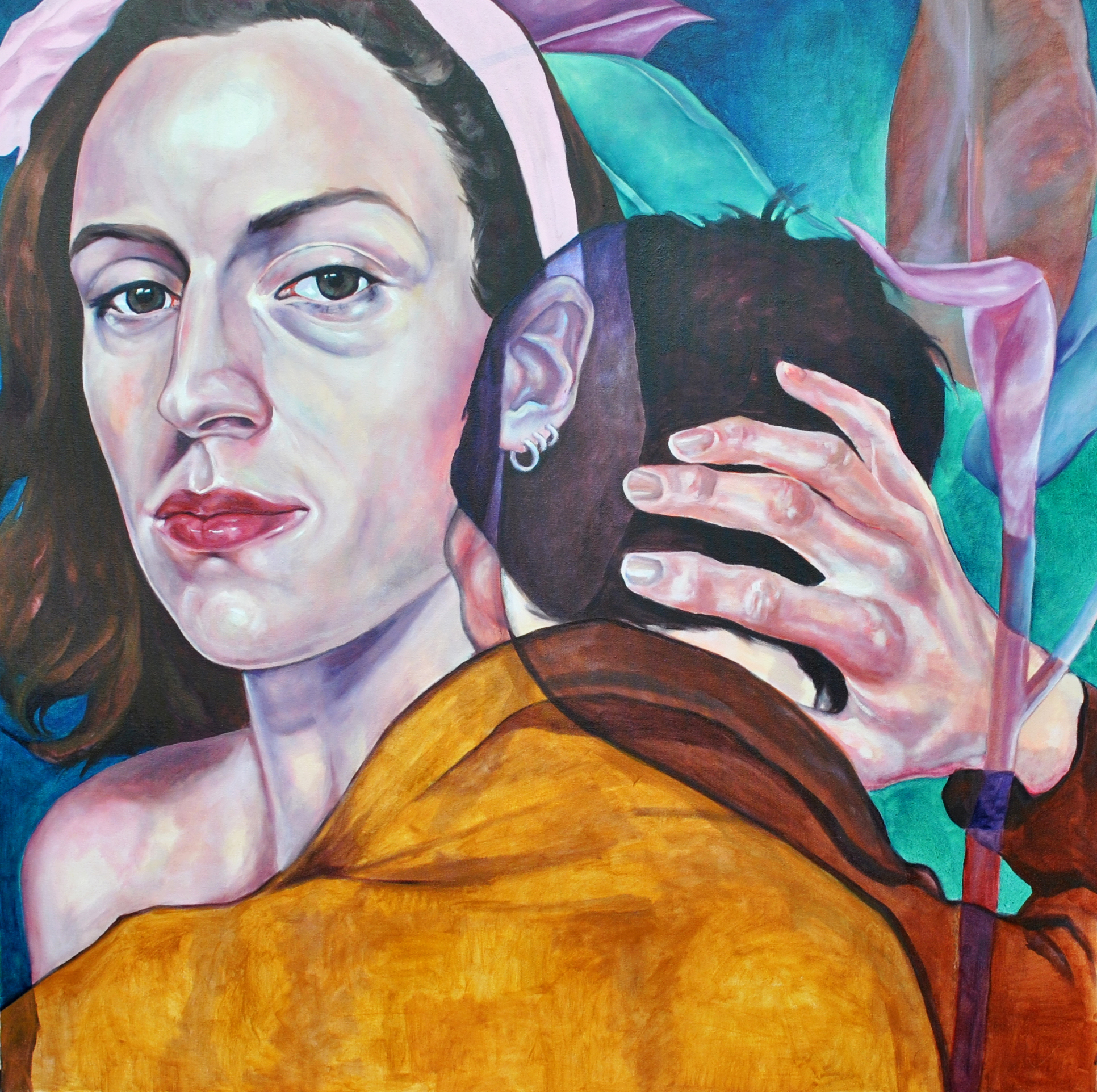 I'm Sorry My Breakdown Came at an Inconvenient Time for You Nicole Ida Fossi Oil on Canvas 40" x 40" $1200 Click here to Inquire