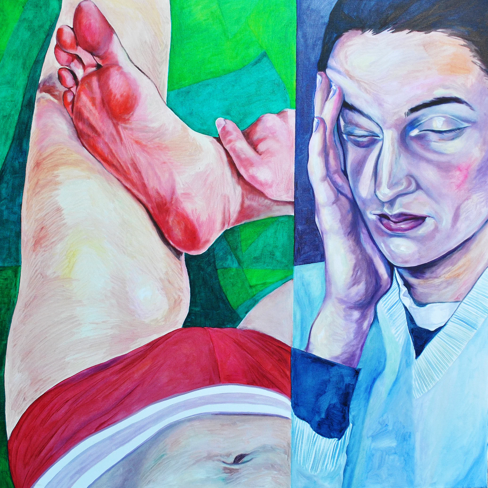 Self, Inflicted Nicole Ida Fossi Oil on Canvas 40" x 40" $1200 Click here to Inquire