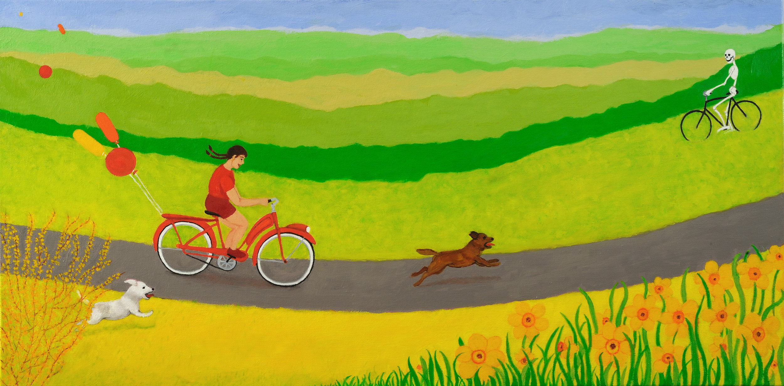 Cycle of Life: Spring Miriam Keeler Oil on Canvas 30" x 15" $400 ($1500 for set of 4) Click here to Inquire