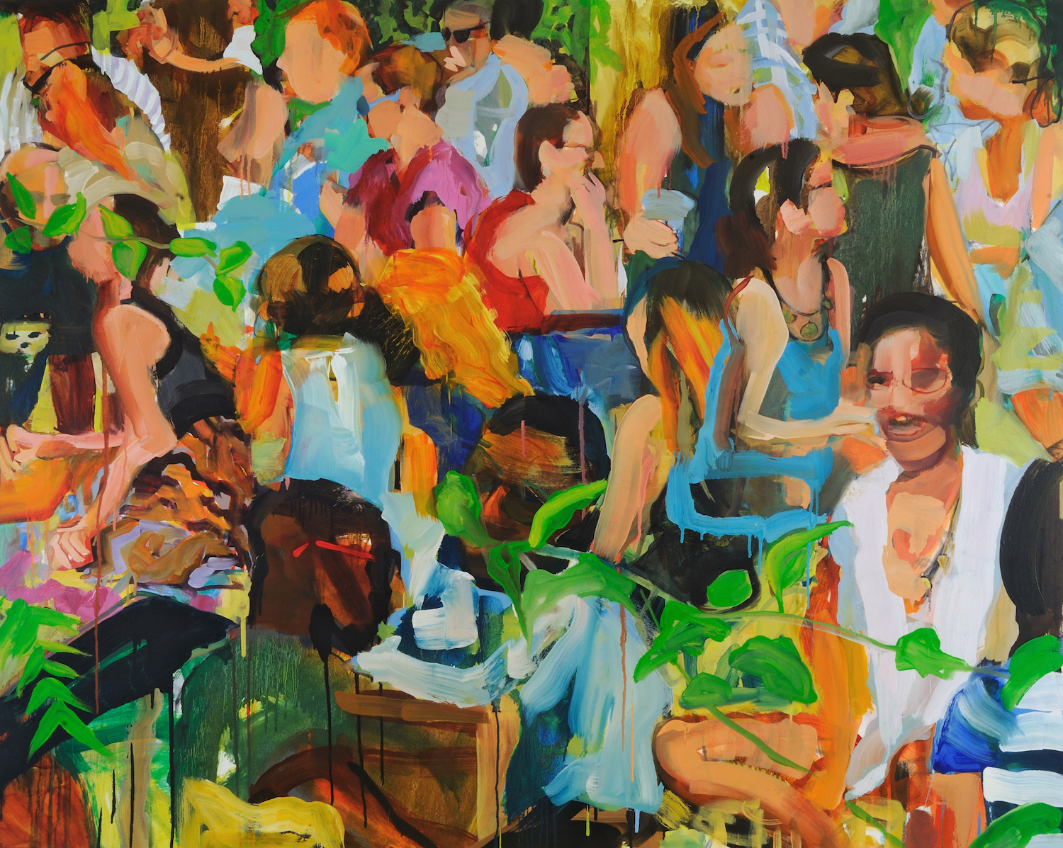 Take it Easy. Oil on canvas. 48" x 60". 2018