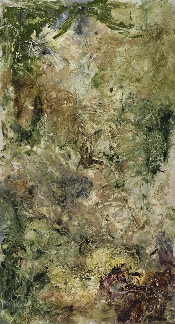 Ubud #1 Latex and Oil on canvas 34" x 62" Click image to enlarge ⦿ Inquire