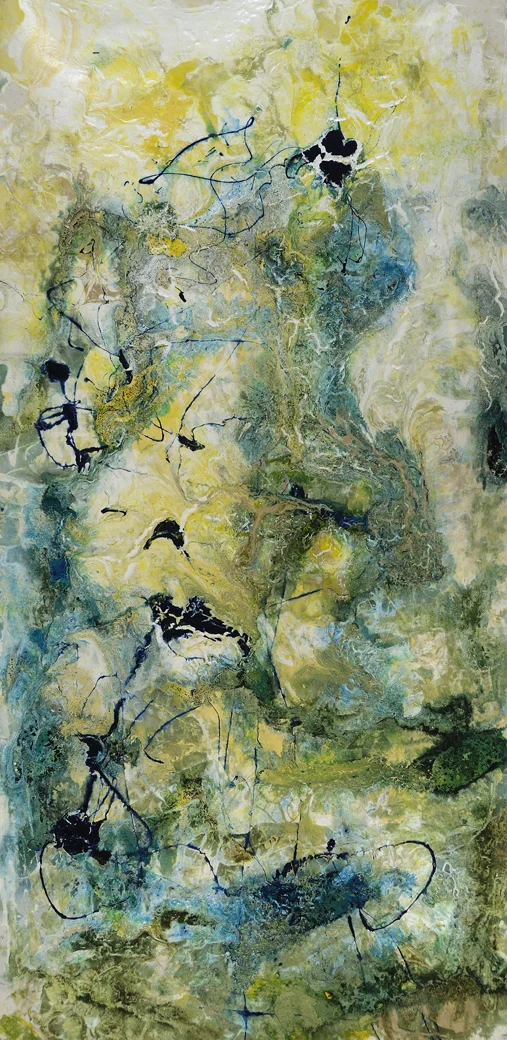 Khao Lak Latex and Oil on canvas 34" x 68" Click image to enlarge ⦿ Inquire