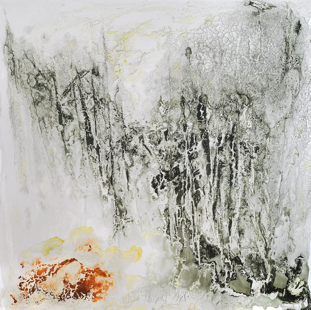 Cold Mountain Latex and Oil on canvas 30" x 30" Click image to enlarge