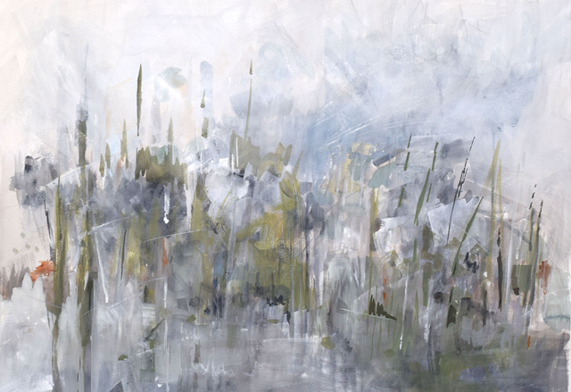 Eastern Shore. Gouache on paper. 25” x 32”