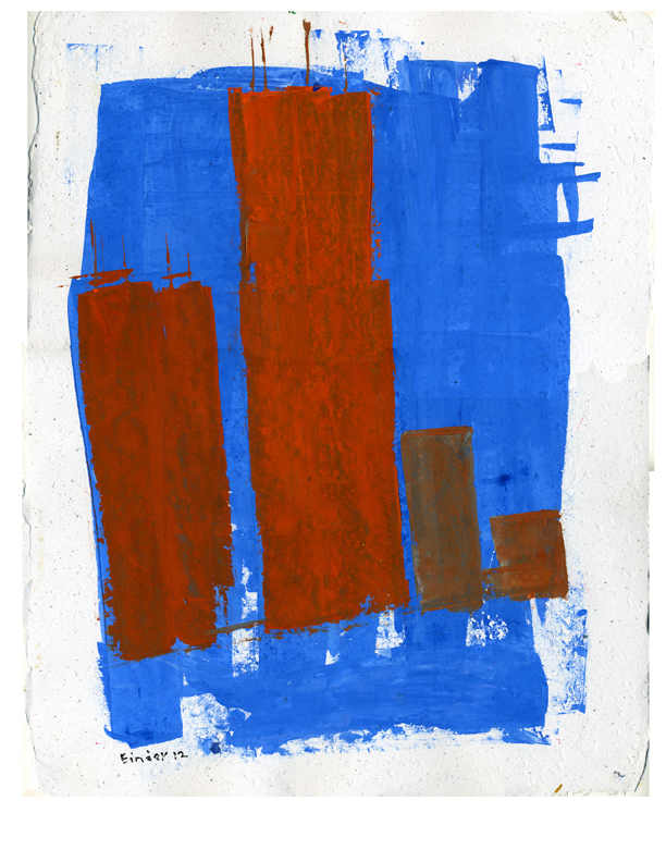 Gordon Binder Oil on grey, handmade Egyptian paper with deckled edge 14.75" x 11.5", Framed: 18-1/2"x15" $665 Click here to Inquire