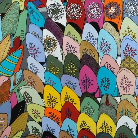 Andrea Rowe Kraus Acrylic Collage 30” x 30” $6,000 Click here to Inquire