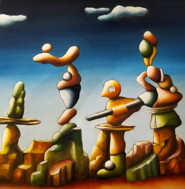 Trix Kuijper Oil on canvas 18"x18" $500 Click here to Inquire