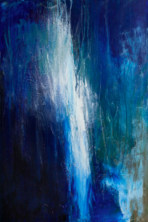 Thierry Guillemin Acrylic on canvas 36" x 24" SOLD