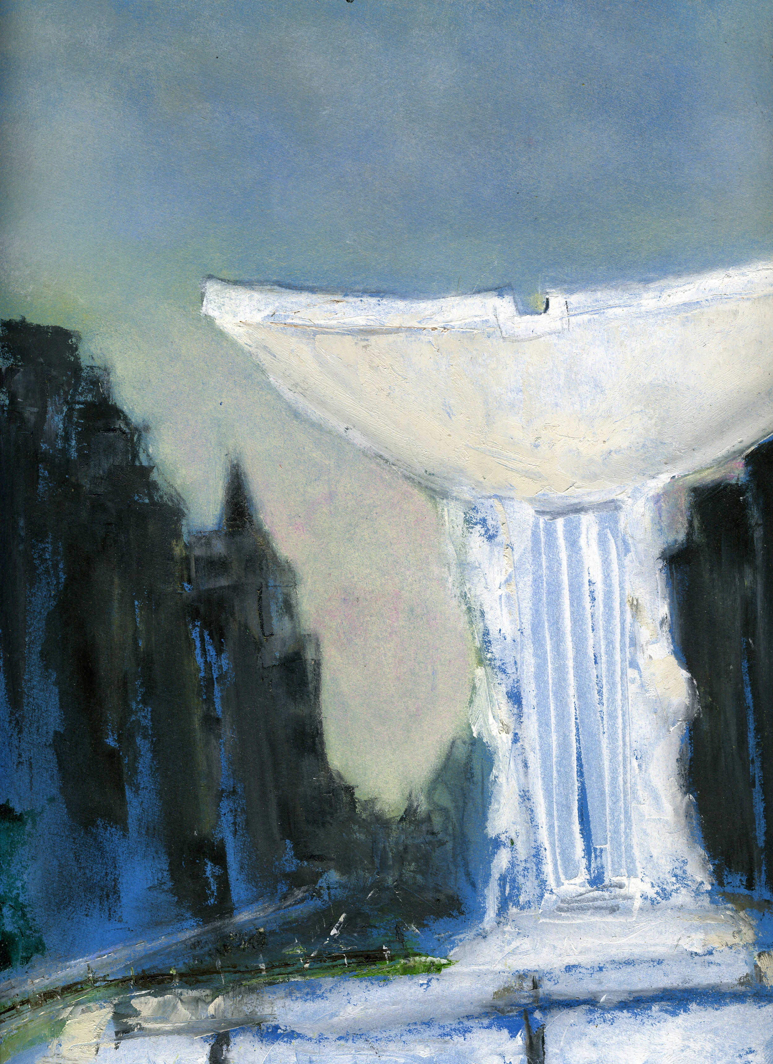 Dawn in Dupont Circle Oil on paper 12” x 9” Click image to enlarge ⦿ Inquire