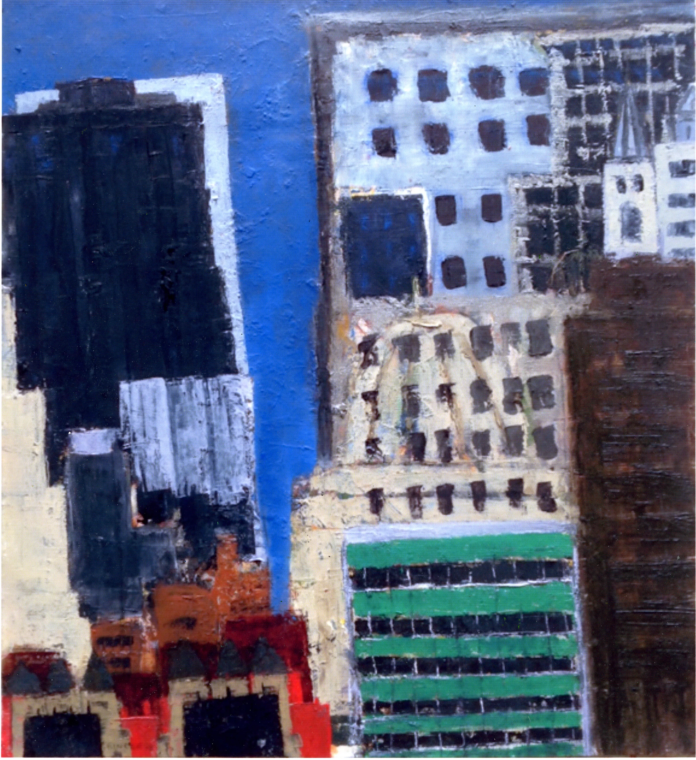 Urban Change Oil on paper 22” x 20” Click image to enlarge ⦿ Inquire