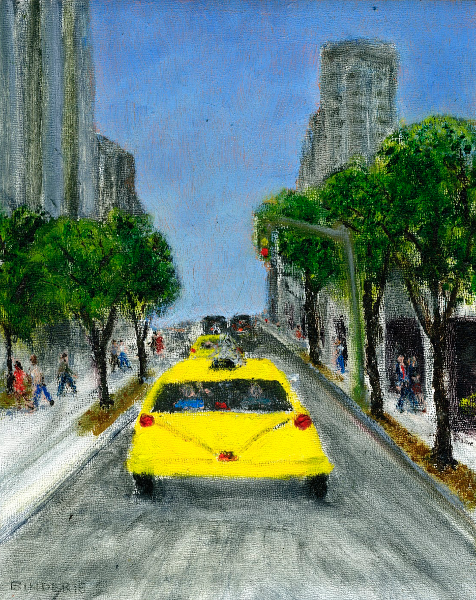 10th Avenue and 60th (North) Oil on panel 10” x 8” Click image to enlarge ⦿ Inquire