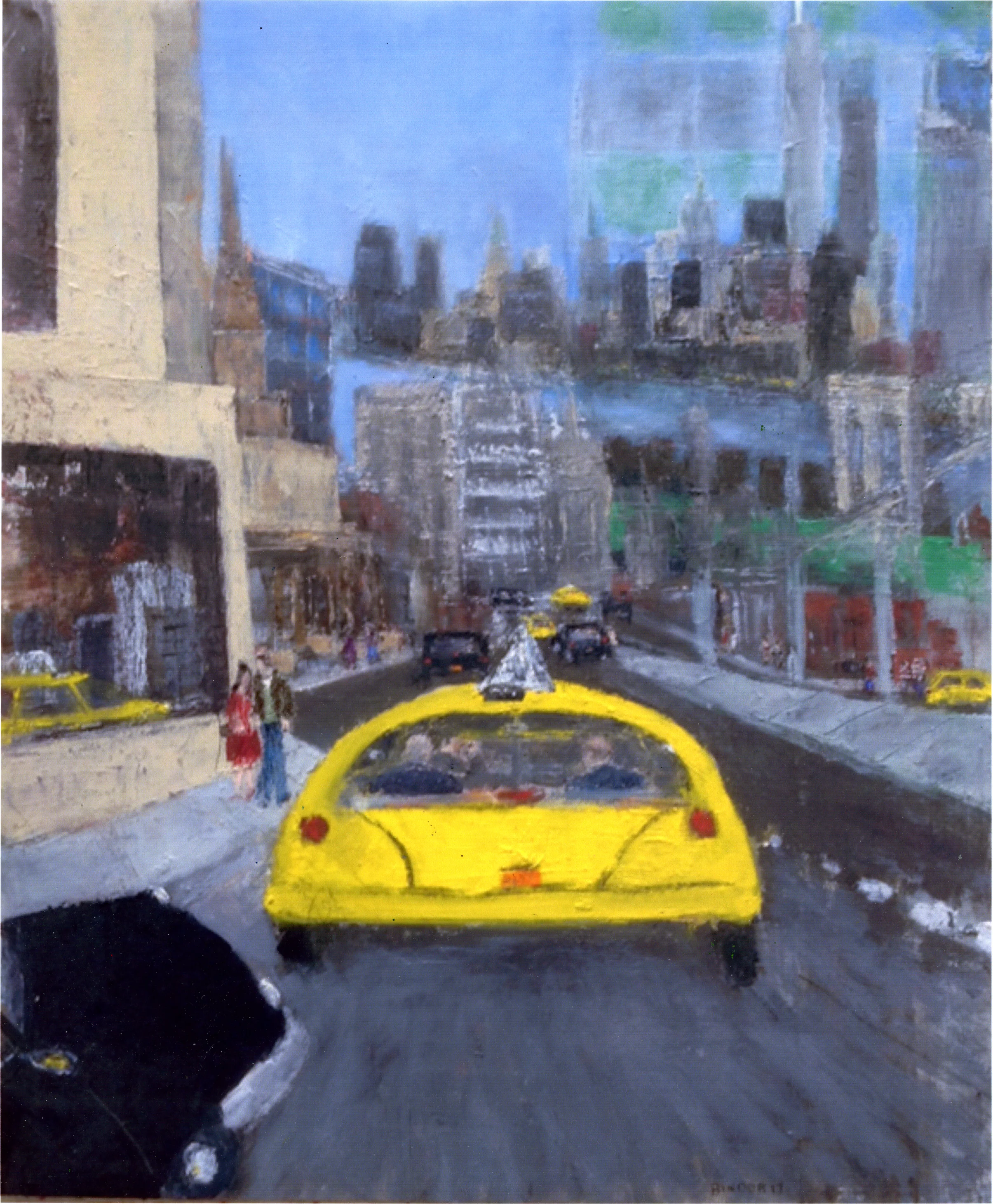 On the Way to Red Hook Oil on paper 24” x 20” Click image to enlarge ⦿ Inquire