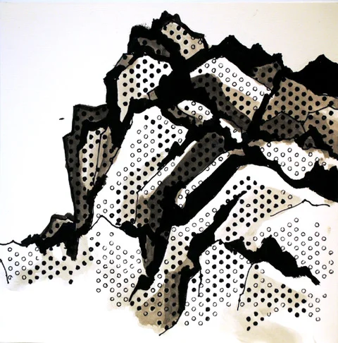 Stability is Overrated Acrylics and Sharpies on paper 12” x 12” Click image to enlarge ⦿ Inquire