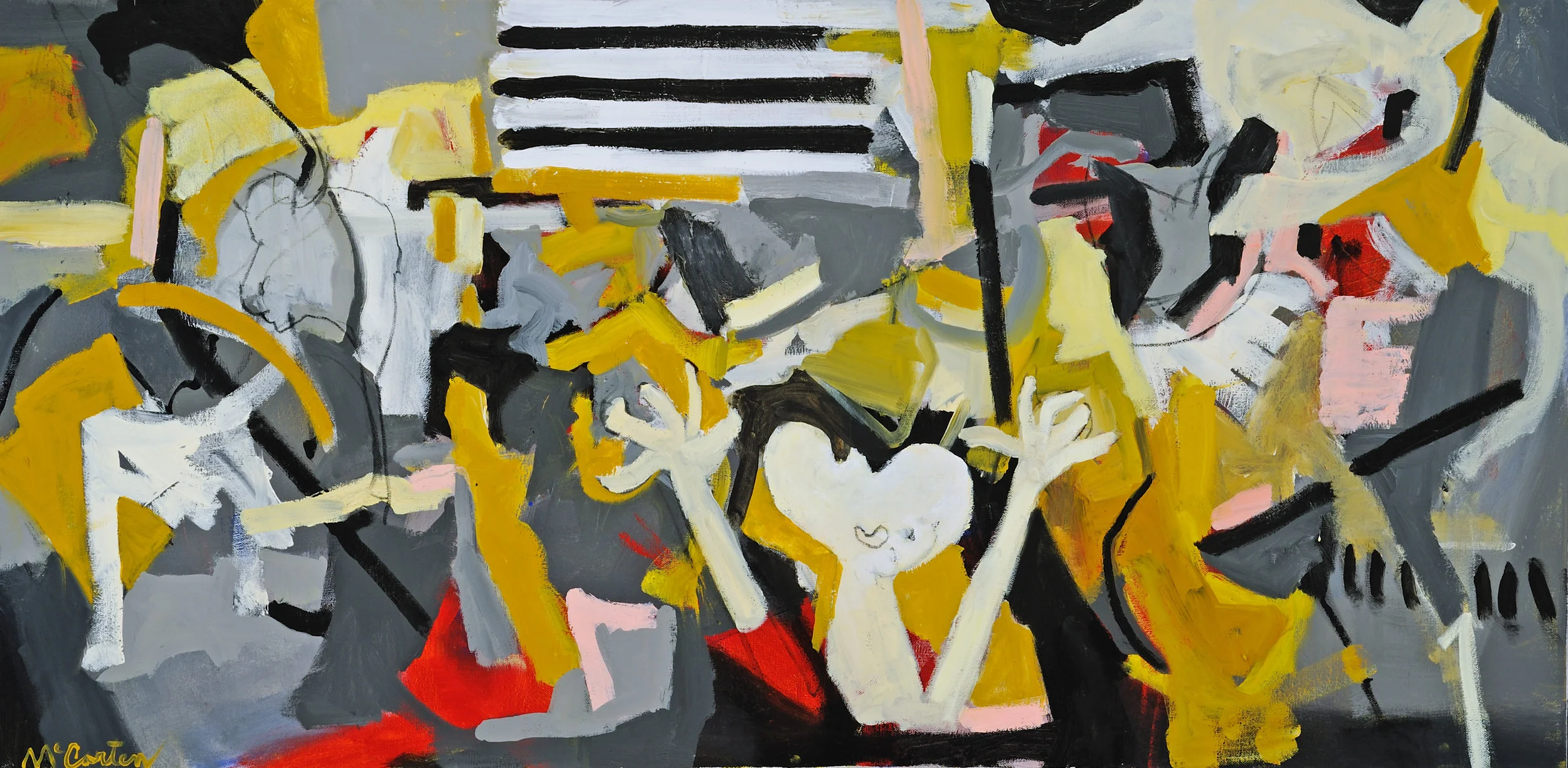 No One Leaves Picasso!Oil on canvas24” x 48”2019$1,800