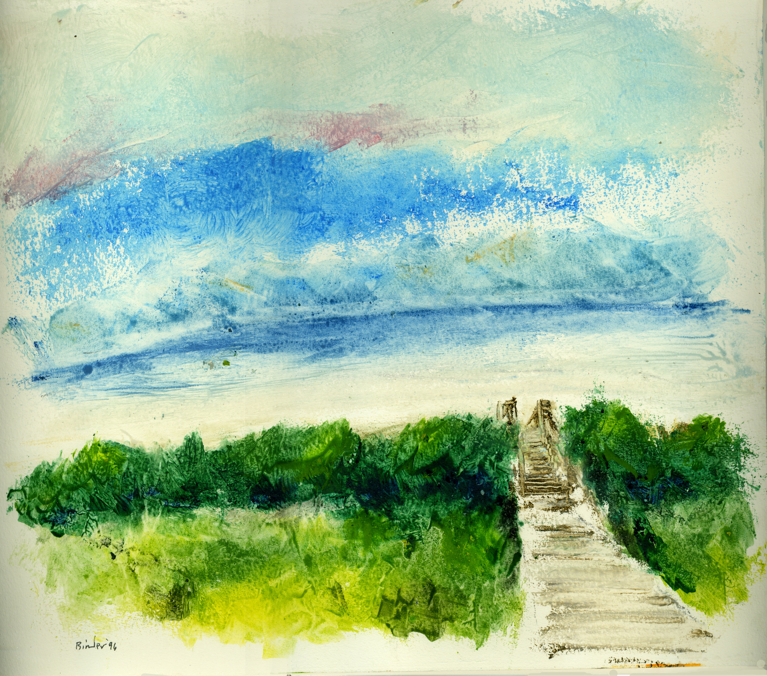 Fripp Island at Dawn Oil on paper 11” x 13” With dark wood frame, 14 1/2” x 16 1/2” Click image to enlarge ⦿ Inquire