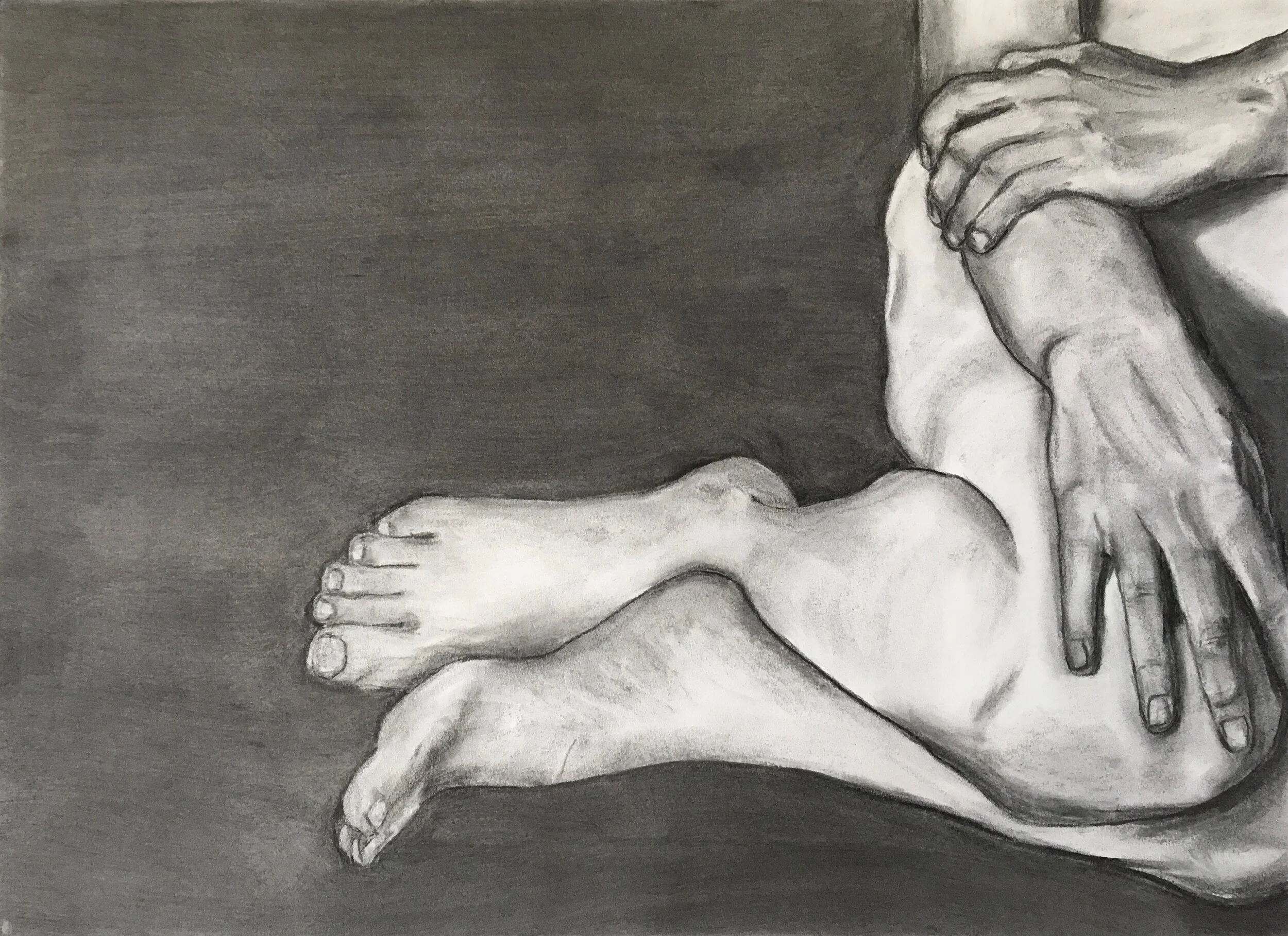 Spatial Study No. 1 Charcoal on paper 18” x 24” (framed) $400 Click image to enlarge ⦿ Inquire