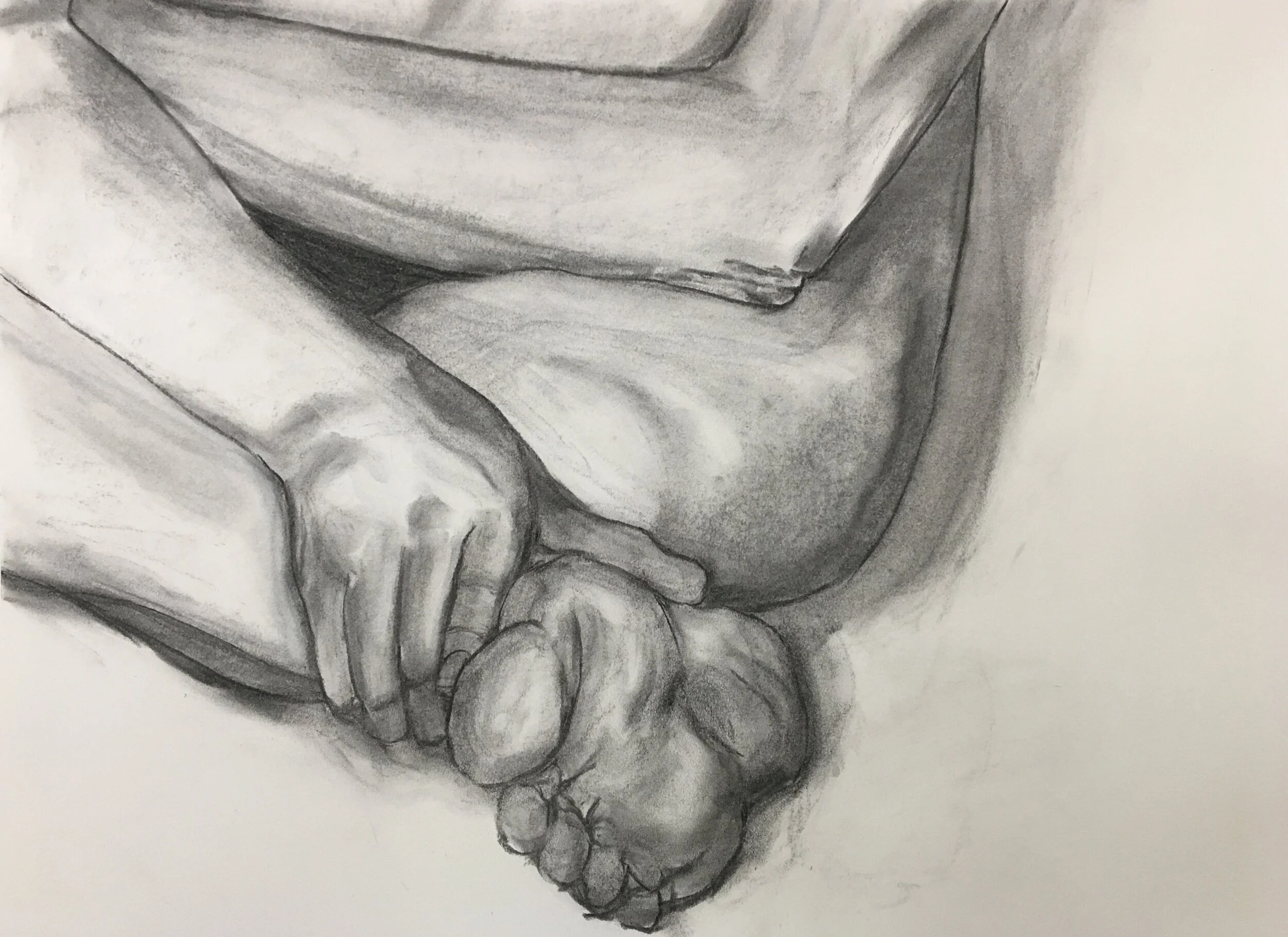 Spatial Study No. 2 Charcoal on paper 18” x 24” (framed) $400 Click image to enlarge ⦿ Inquire