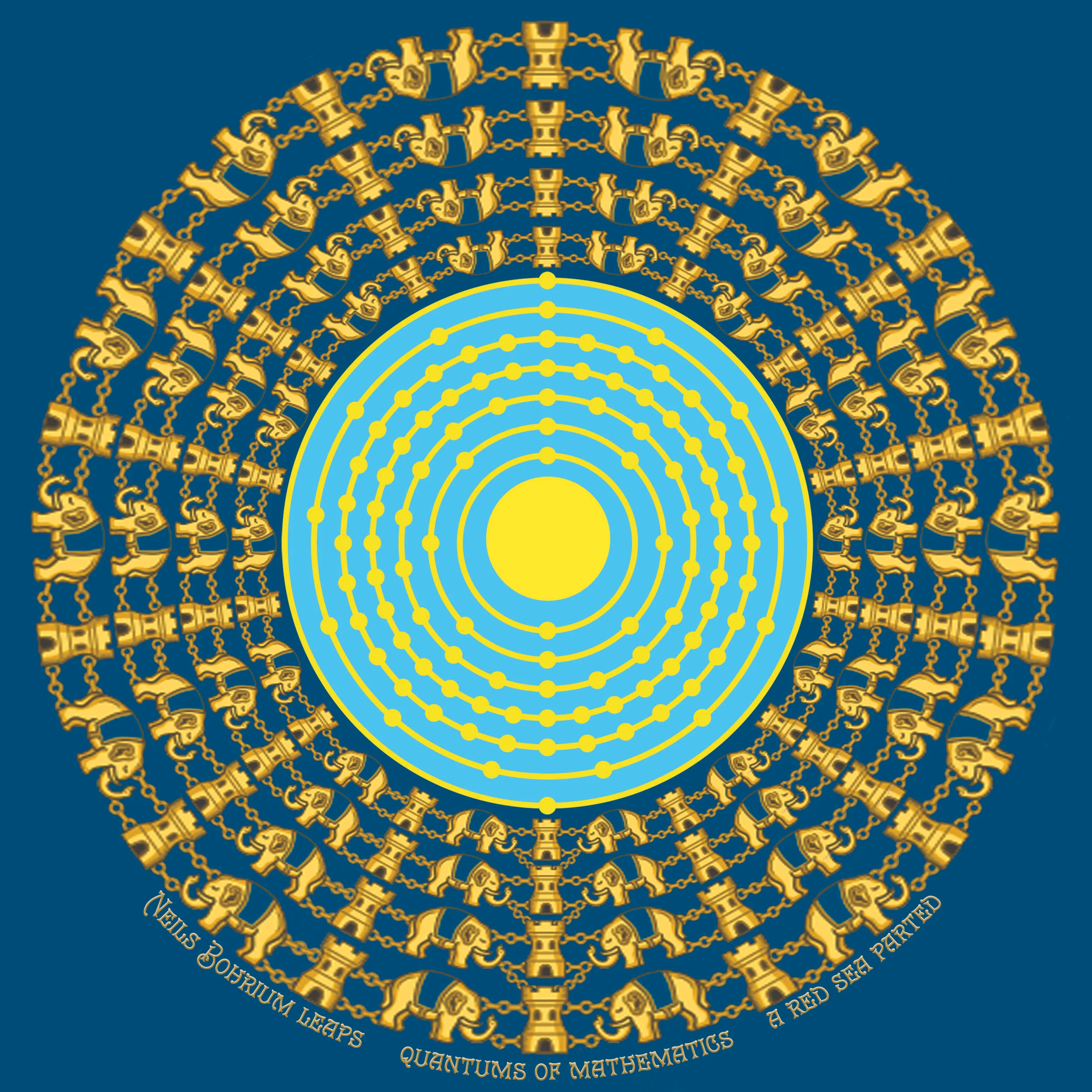 Bohrium 107 Direct Impression Print on Brushed Aluminum (Edition of 5) 20” x 20” Click image to enlarge ⦿ Inquire