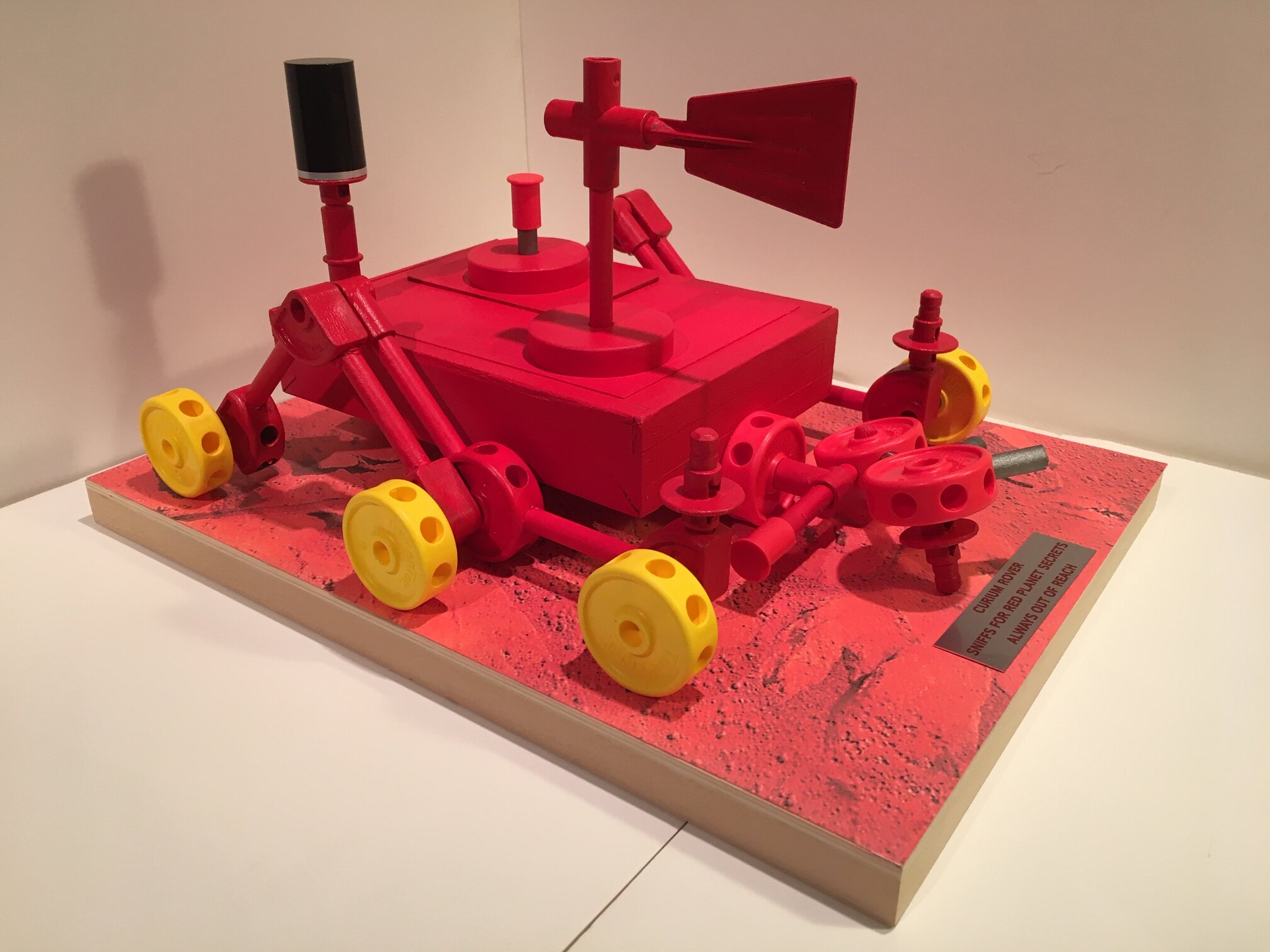 Curium 96 Construction on Archival Pigment Print Mounted on Birch Base 7” x 16” x 12” Click image to enlarge ⦿ Inquire