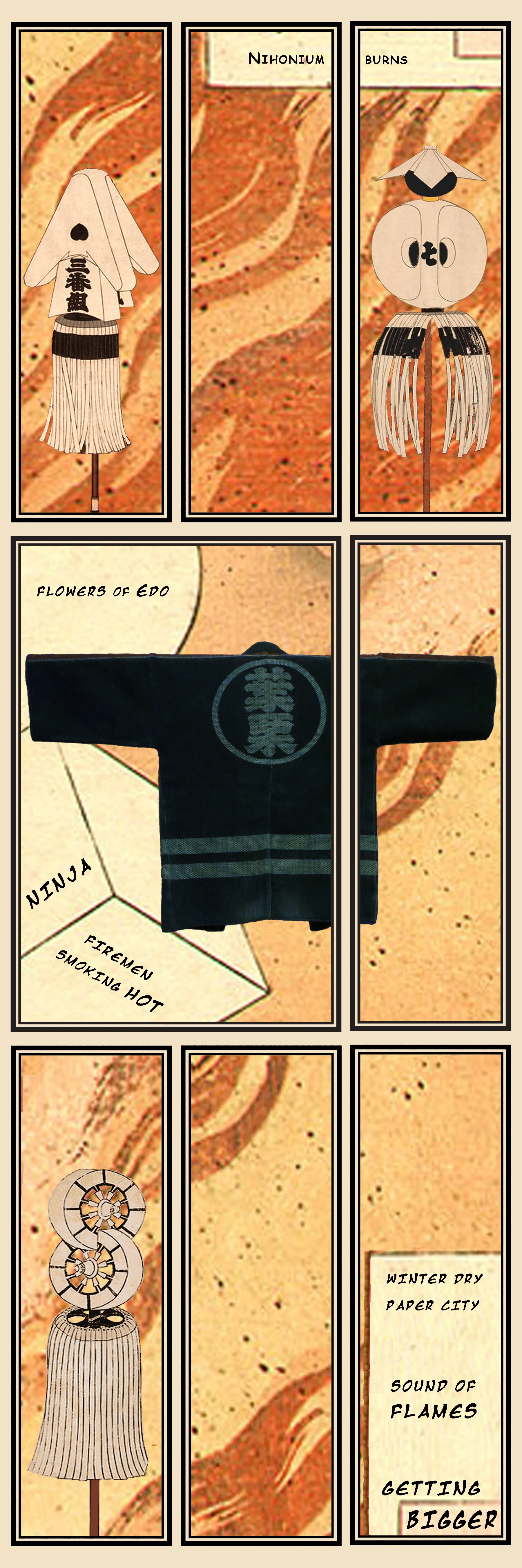 Nihonium 113 Archival Pigment Print with Beeswax Mounted on Birch Panel 24” x 8” Click image to enlarge ⦿ Inquire