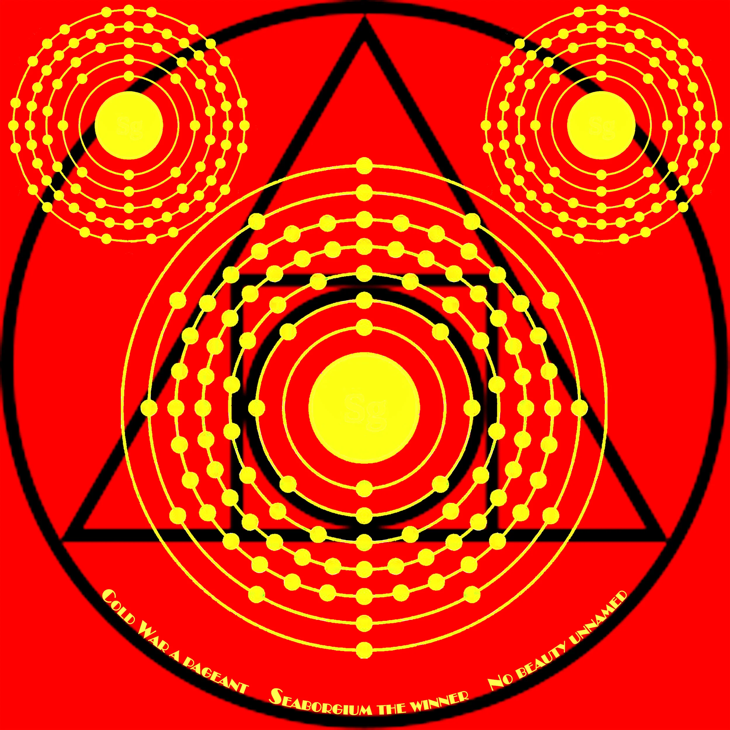 Seaborgium 106 Direct Impression Print on Brushed Aluminum (Edition of 5) 20” x 20” Click image to enlarge ⦿ Inquire