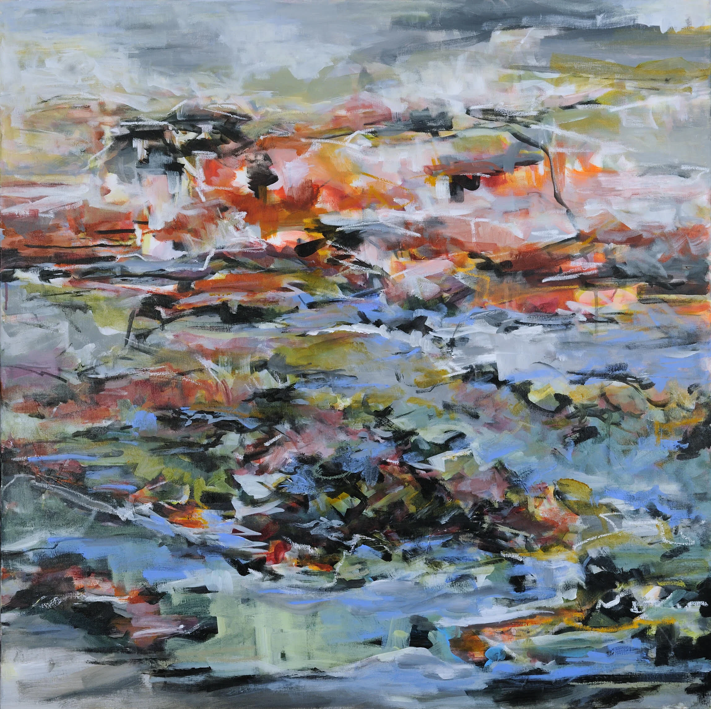 Verge Mixed Media on Canvas 36” x 36” $2500