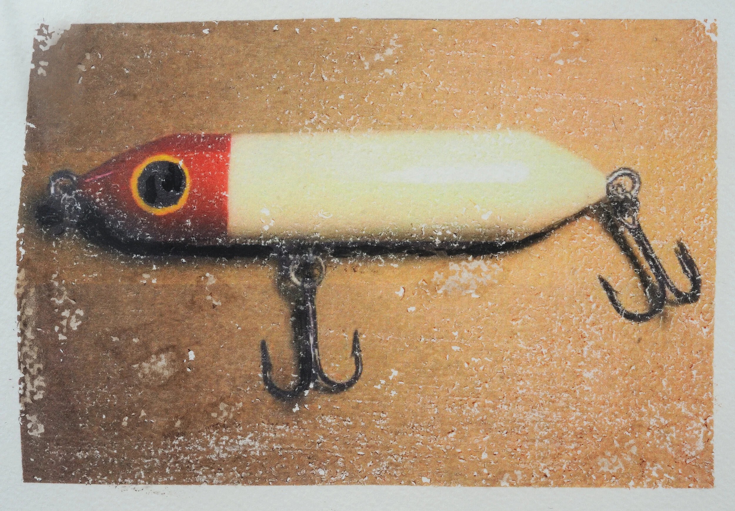 Lure II Mixed media on paper Click image to enlarge ⦿ Inquire