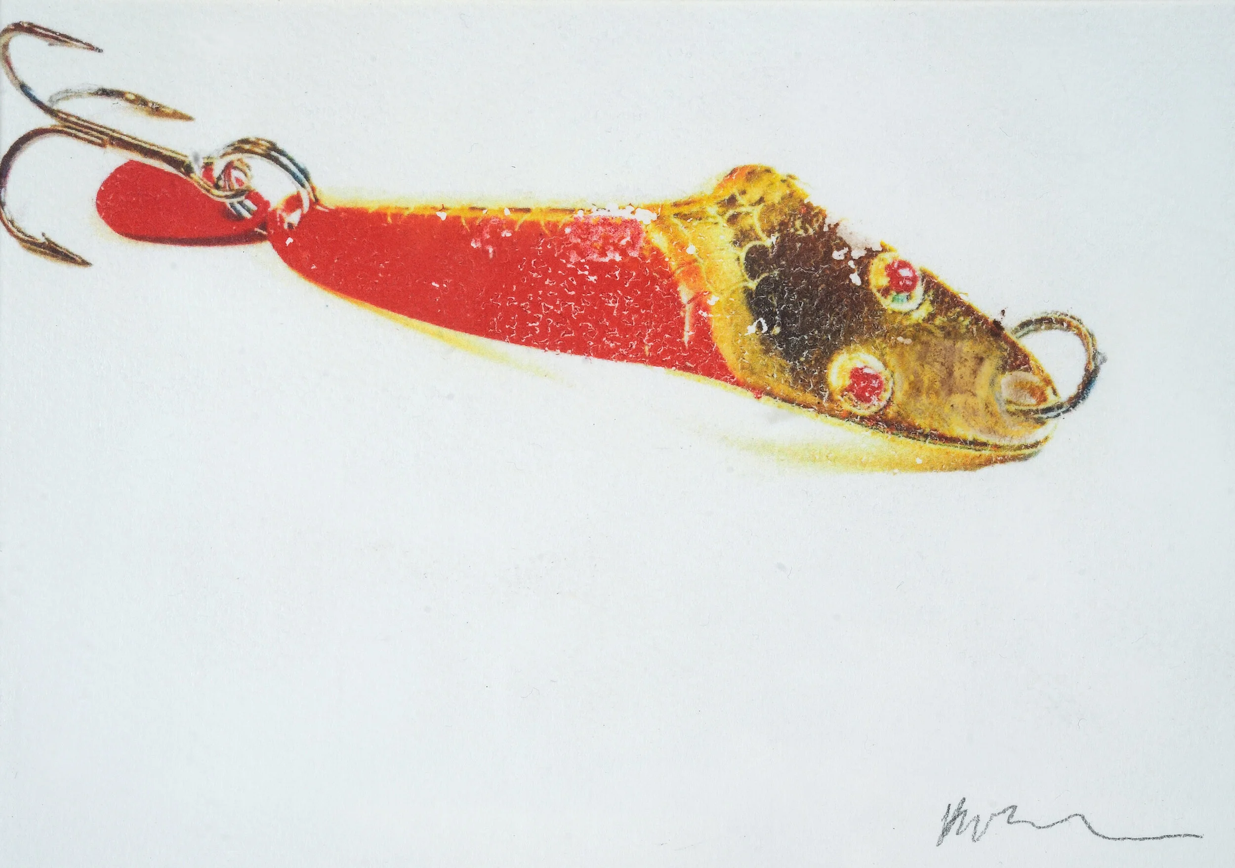 Lure I Mixed media on paper Click image to enlarge ⦿ Inquire