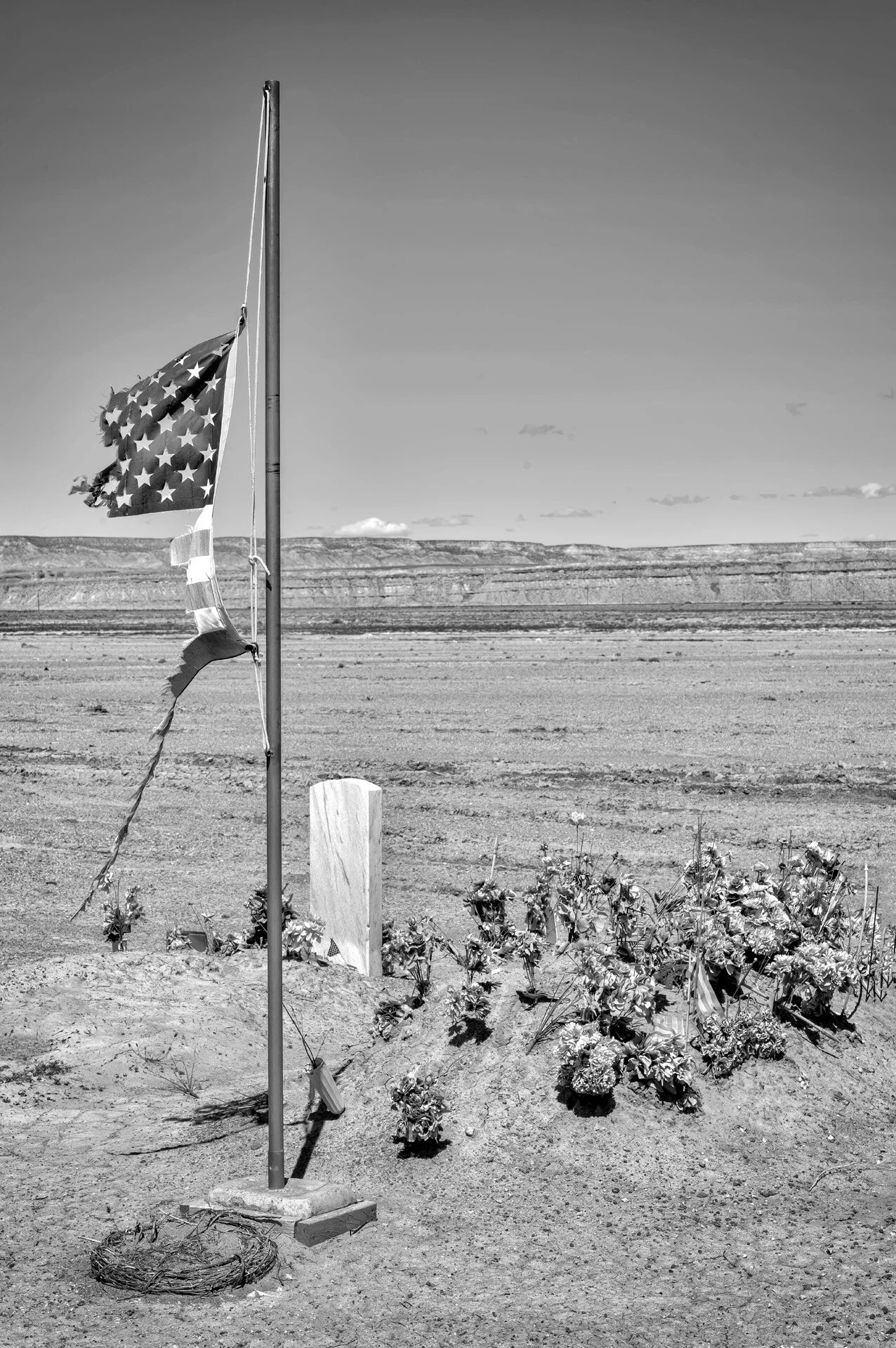 Veterans Cemetery, Chinle, Az. Gary Anthes Archival print 28 x 21 in. framed 1 of 5 Click image to enlarge ⦿ Inquire