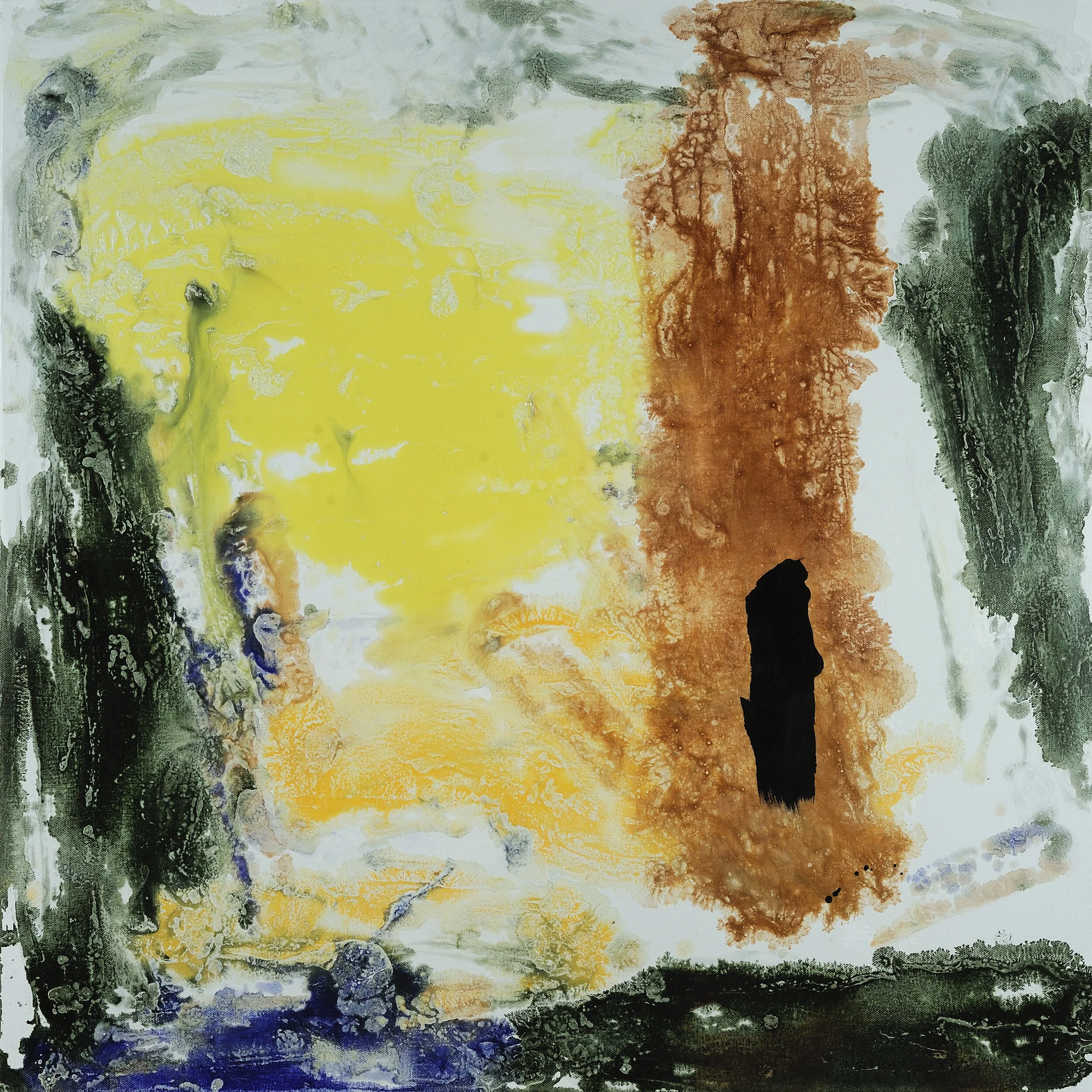 Untitled 2018 Latex and oil on canvas 30 x 30 in. Click image to enlarge ⦿ Inquire