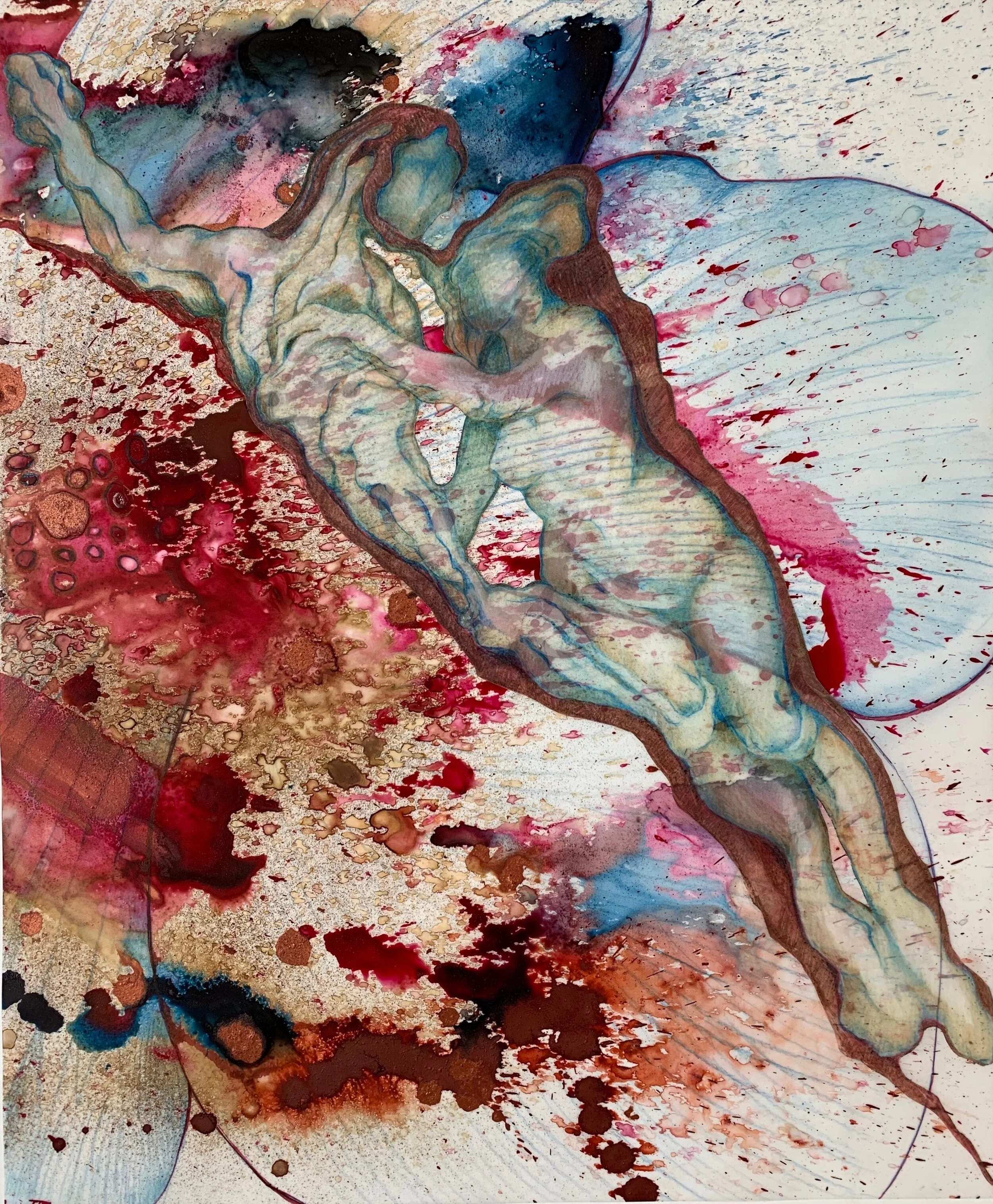 Anemone/Adonis (after Rubens) Micheline Klagsbrun Ink and color pencil on vellum 17 x 14 in. Click image to enlarge ⦿ Inquire