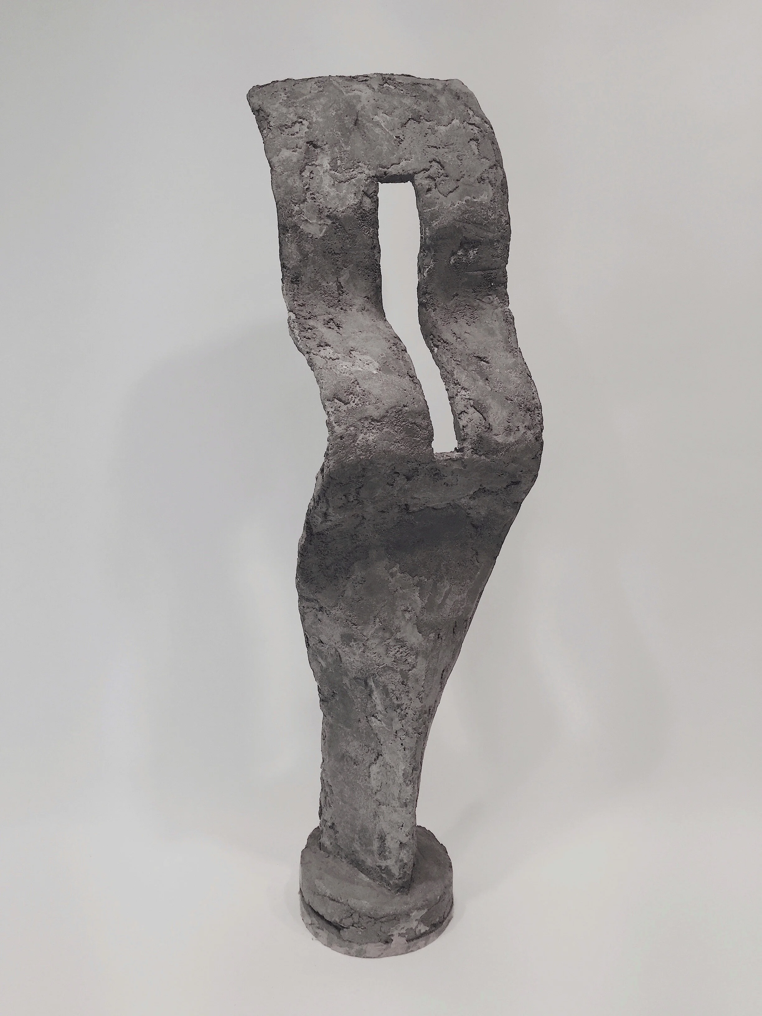 With the flow Trish Palasik Cement over wire 19.5 x 5.5 x 4 in. Click image to enlarge ⦿ Inquire