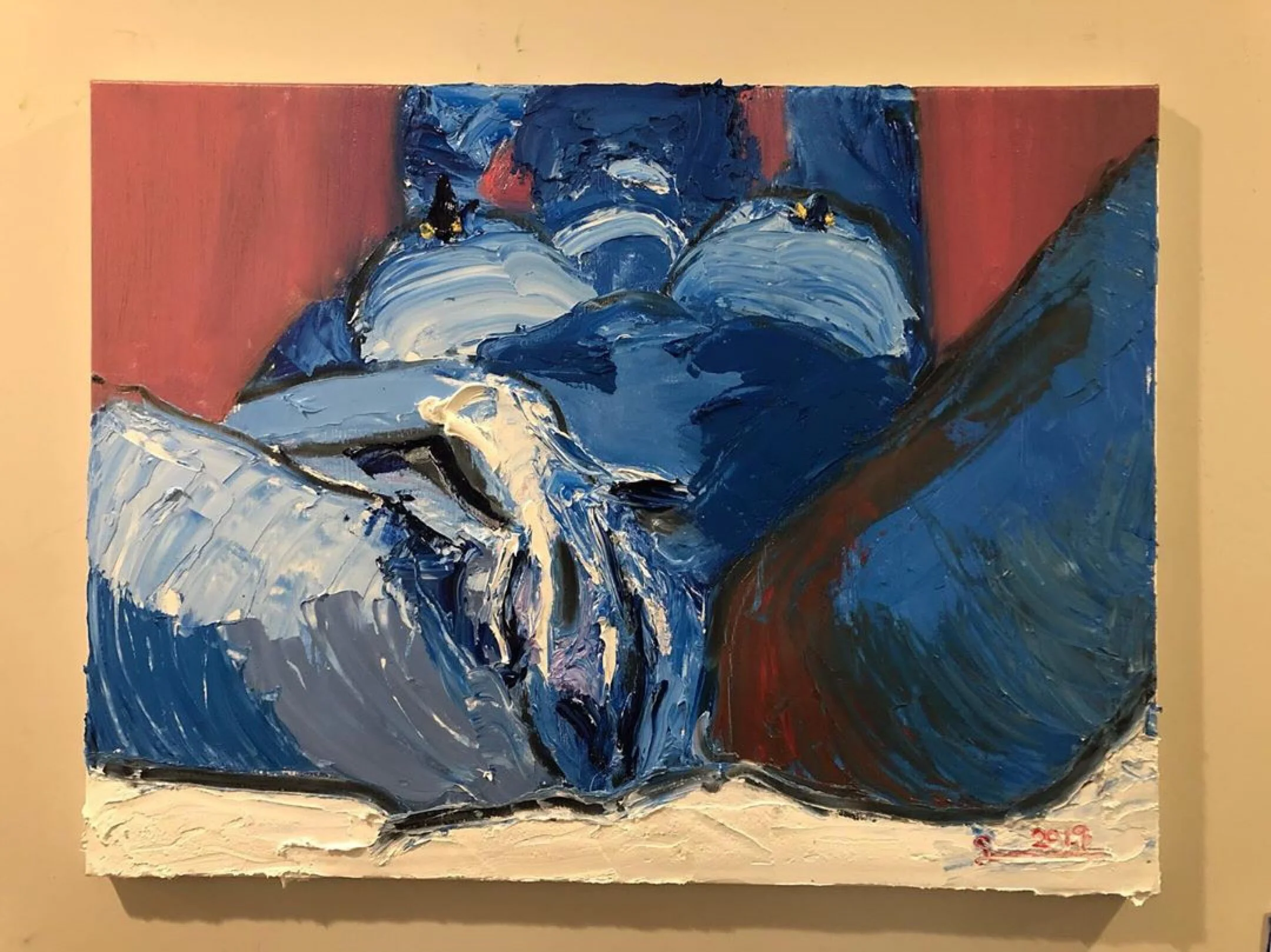 Woman Spending Time With Herself Shawn Lindsay Oil on canvas 12 x 16 in. Click image to enlarge ⦿ Inquire