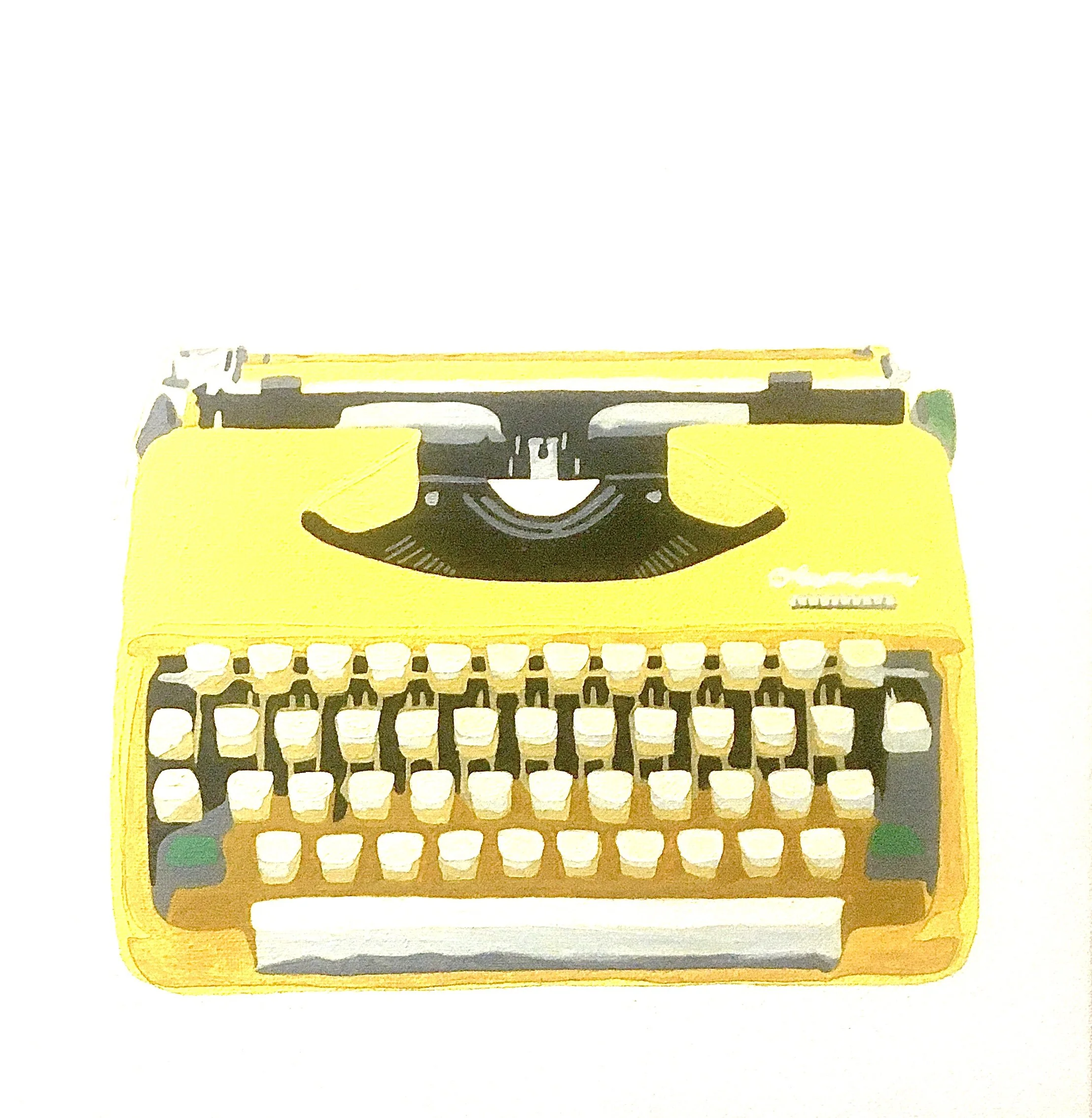 Nine to Five, Yellow Tara Barr Oil on Canvas 12 x 12 in. Click image to enlarge ⦿ Inquire