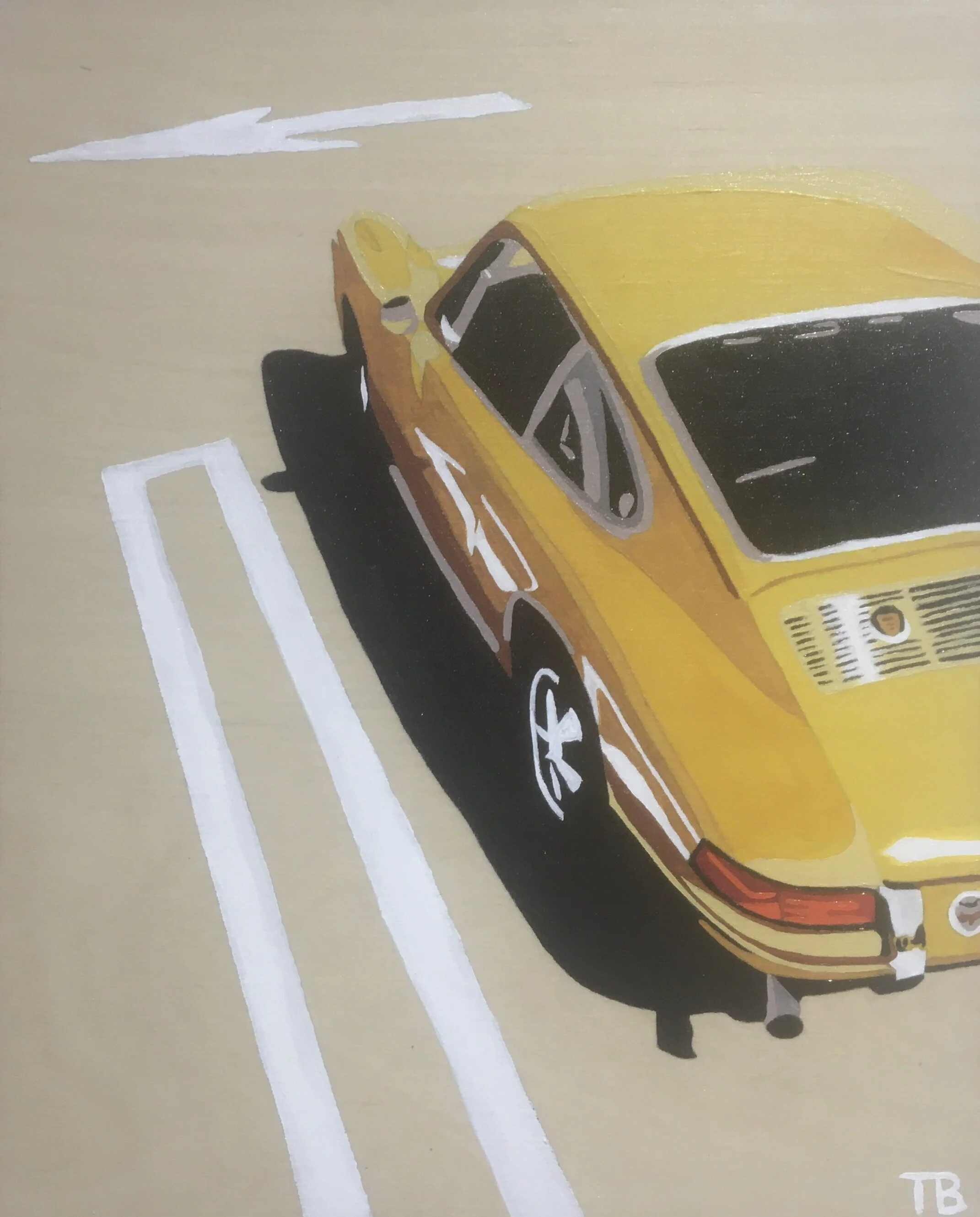 Porsche, Yellow Tara Barr Acrylic on Panel 8 x 10 in. Click image to enlarge ⦿ Inquire
