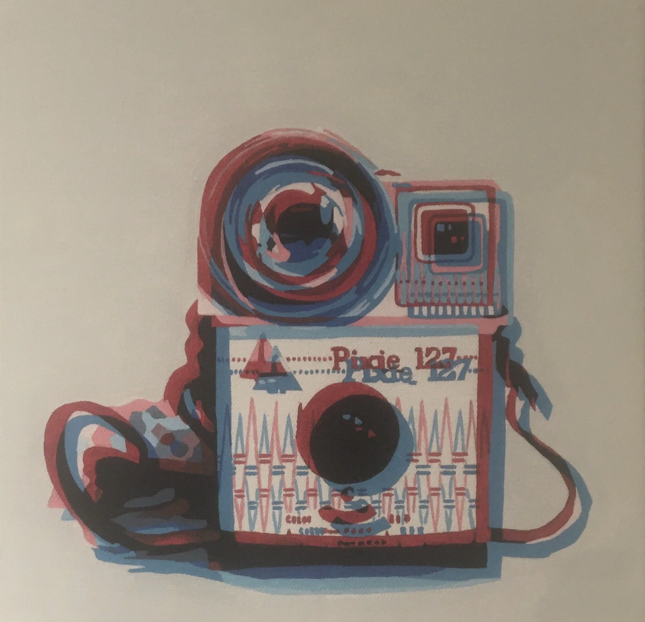 Glitch, Pixie Tara Barr Oil on Canvas 10 x 10 in. Click image to enlarge ⦿ Inquire