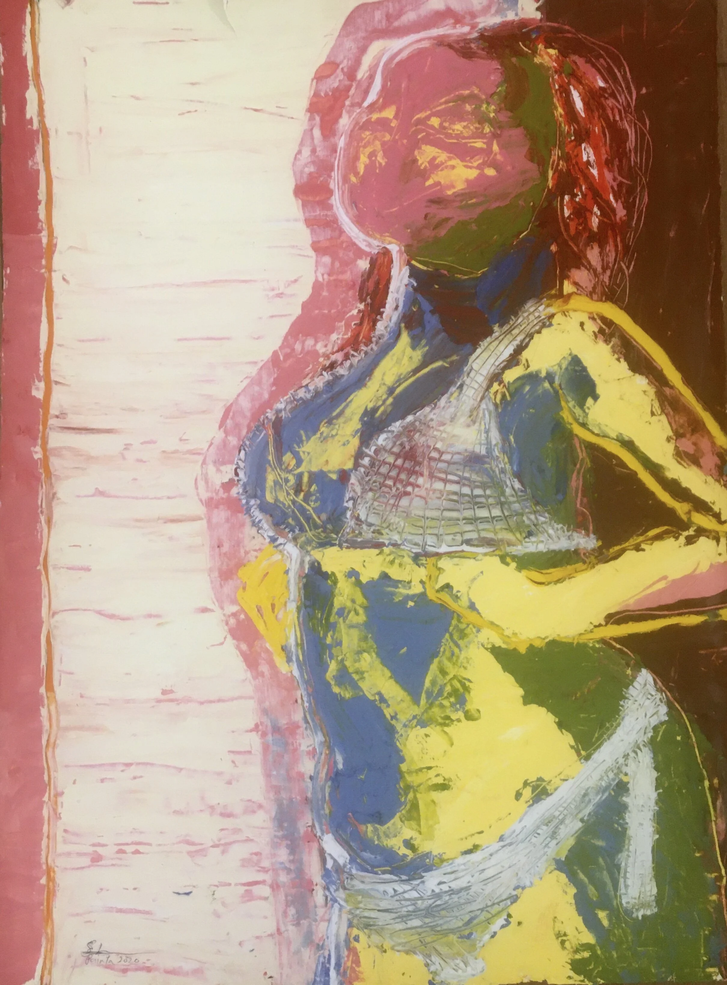 Sierra Age 30 Shawn Lindsay Oil on Paper 22 x 32 in. Click image to enlarge ⦿ Inquire