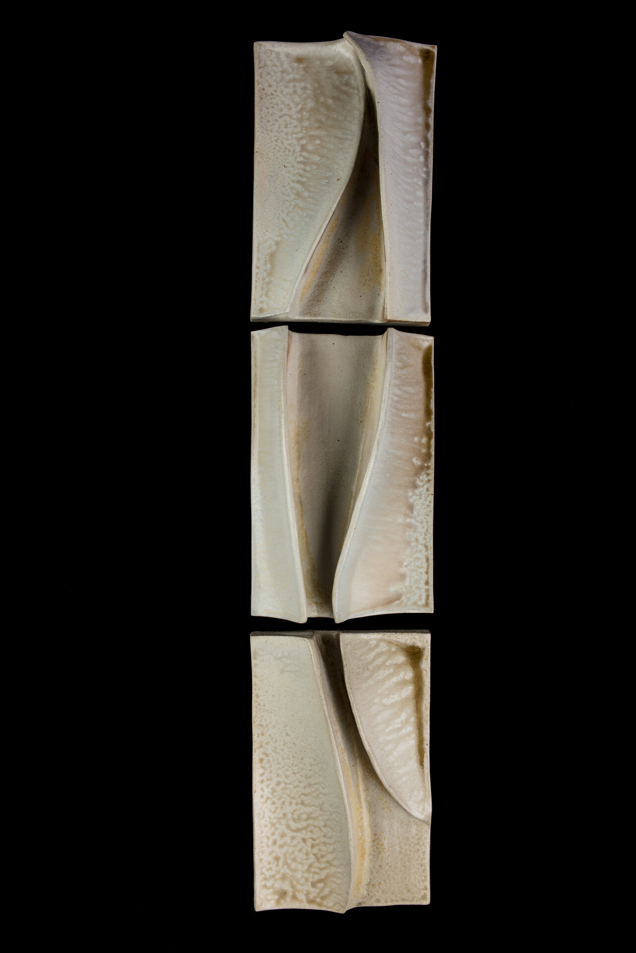 Sublime Lisa Battle Ceramic (3-part wall sculpture) 56 x 11 x 5 in. Click image to enlarge ⦿ Inquire